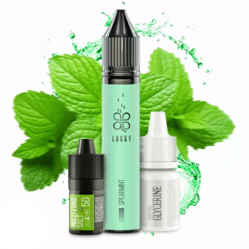 Солевая Жидкость LUCKY Salt Spearmint (Мятная Жвачка) 30 МЛ 50 МГ Набор