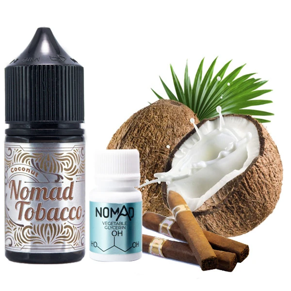 Солевая Жидкость Nomad Tobacco - Coconut (Табак Кокос) 30Мл 50Мг Набор