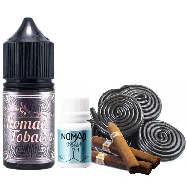 Солевая Жидкость Nomad Tobacco - Liquorice (Табак Лакрица) 30Мл 50Мг Набор
