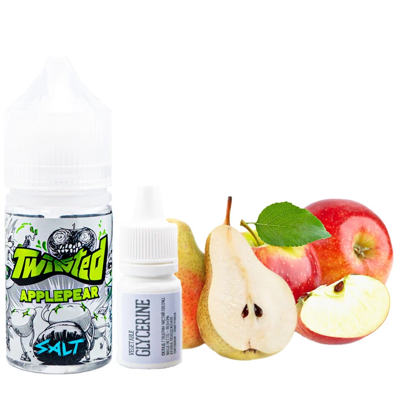 Солевая Жидкость Twisted Apple Pear (Яблоко Груша) 30 МЛ 50 МГ Набор