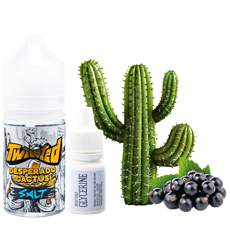 Солевая Жидкость Twisted Desperado Cactus (Смородина Кактус) 30 МЛ 50 МГ Набор