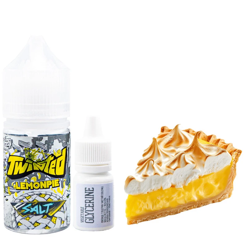 Солевая Жидкость Twisted Lemon Pie (Лимонный Пирог ) 30 МЛ 50 МГ Набор
