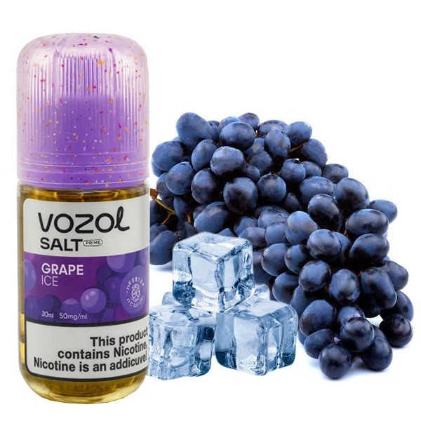 Сольова Рідина Vozol Salt Prime Grape Ice (Виноград Лід) 30 МЛ 50 МГ