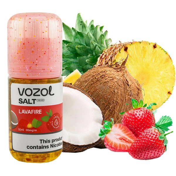 Сольова Рідина Vozol Salt Prime Lavafire (Полуниця Кокос Ананас) 30 МЛ 50 МГ