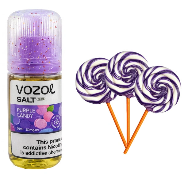Сольова Рідина Vozol Salt Prime Purple Candy (Цукерки) 30 МЛ 50 МГ