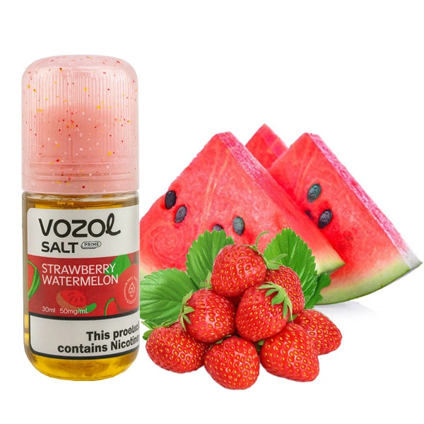 Сольова Рідина Vozol Salt Prime Strawberry Watermelon (Полуниця Кавун) 30 МЛ 50 МГ